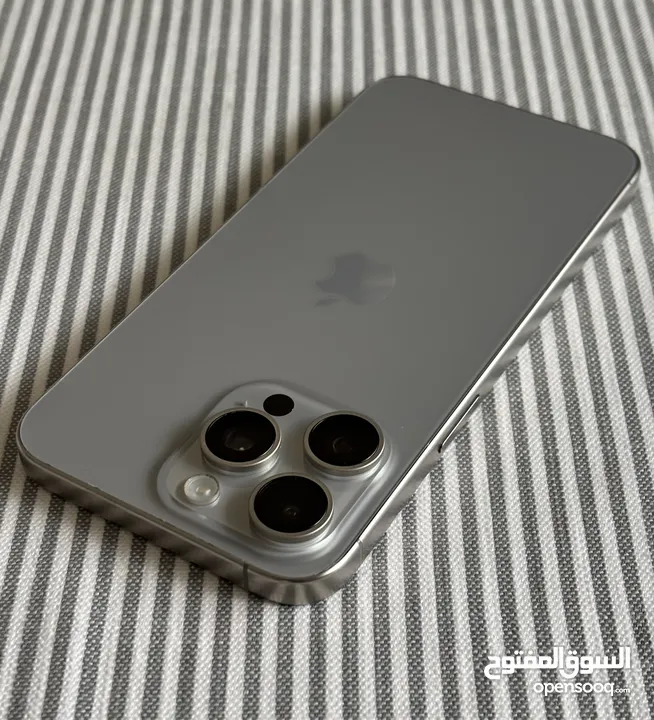 iPhone 15 pro natural titanium 256GB used like new