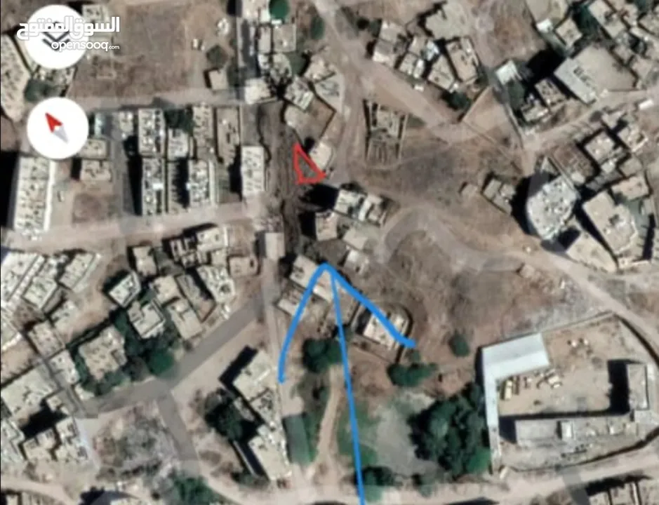 ارضية للبيع تعز بيرباشا خلف مستشفى البريهي 14 قصبه