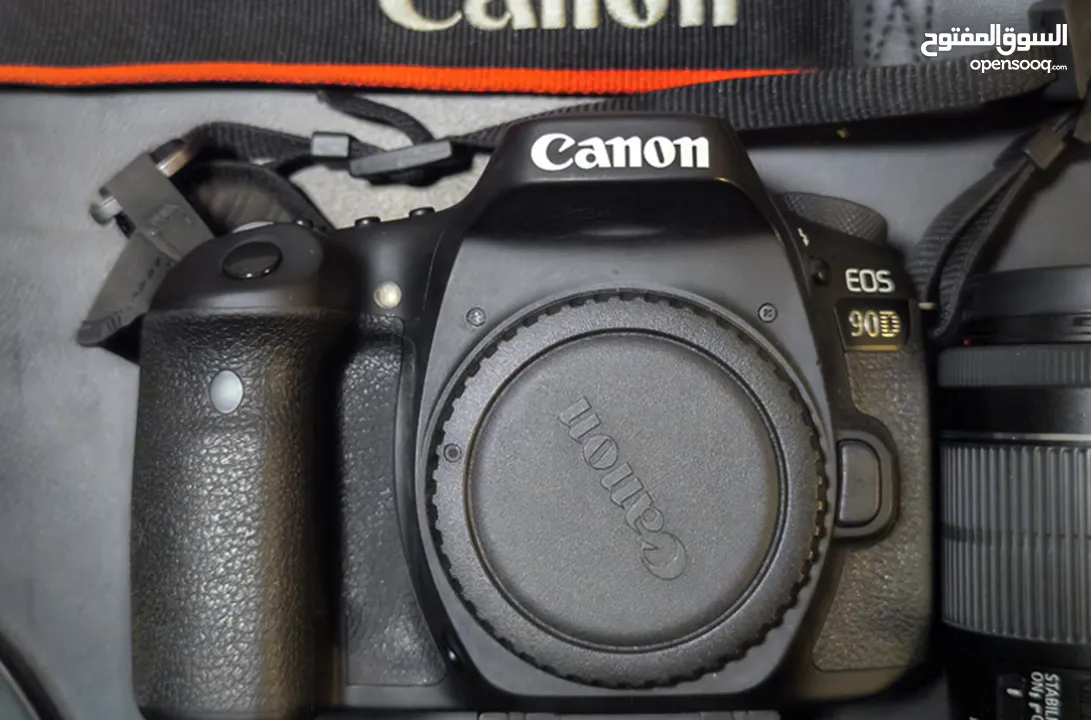 Canon 90D+Lens+2 original Battery+Charger