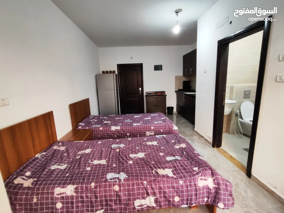 استديو مفروش للإيجار في شارع القدس قرب مطعم توستي