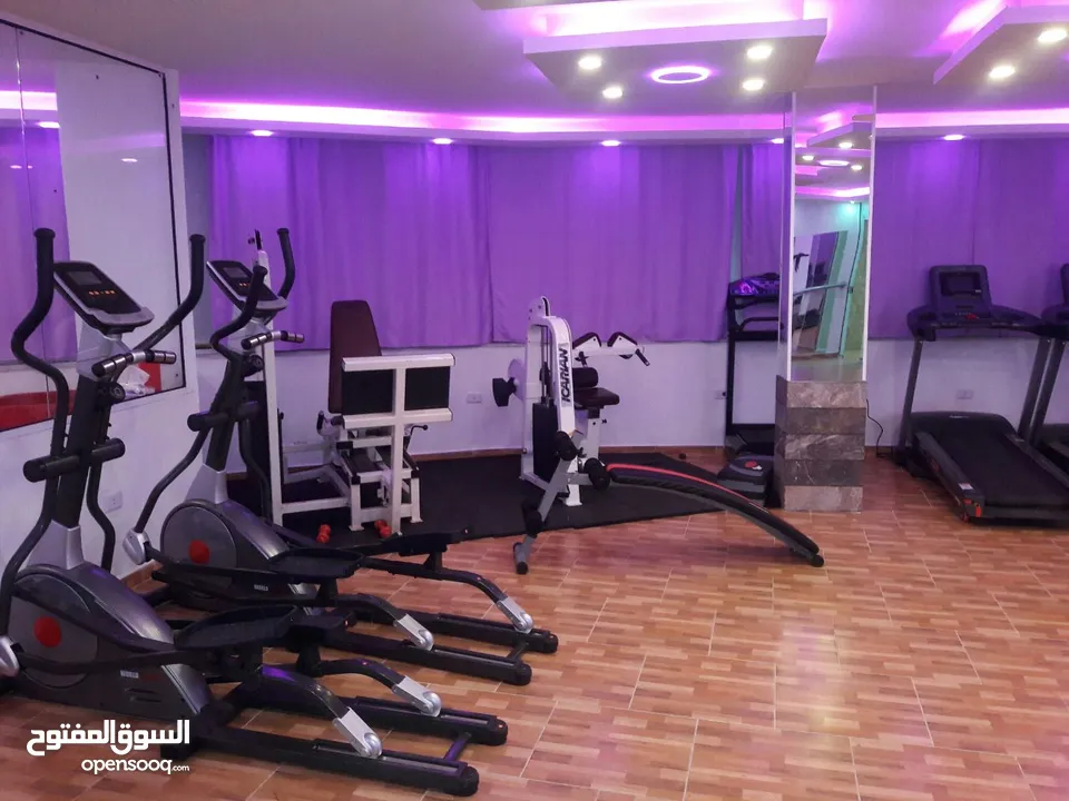 نادي رياضي GYM مميز للبيع كااش او اقساط 23000 ( شامل الرخصه )