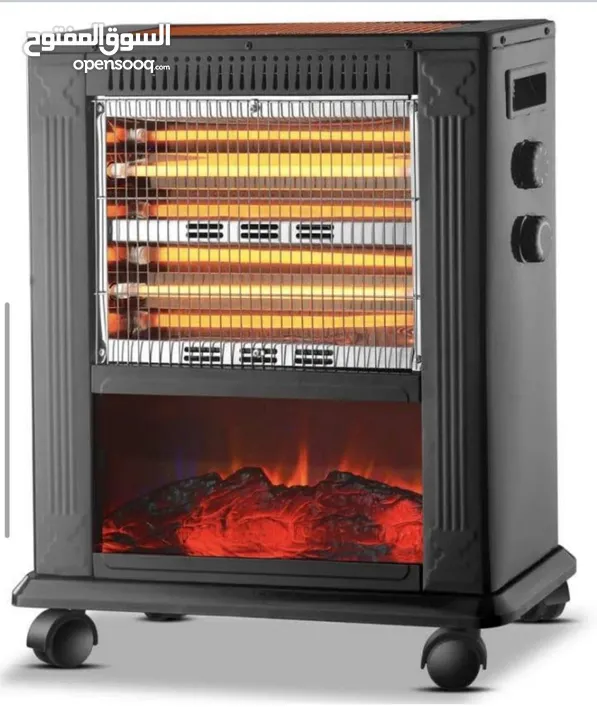 مدفأة فاير بليس الحجم الكبير 2400 واط من Media tek الصوبة الترند والاكثر طلباً موديل 2026 توفرت حديث