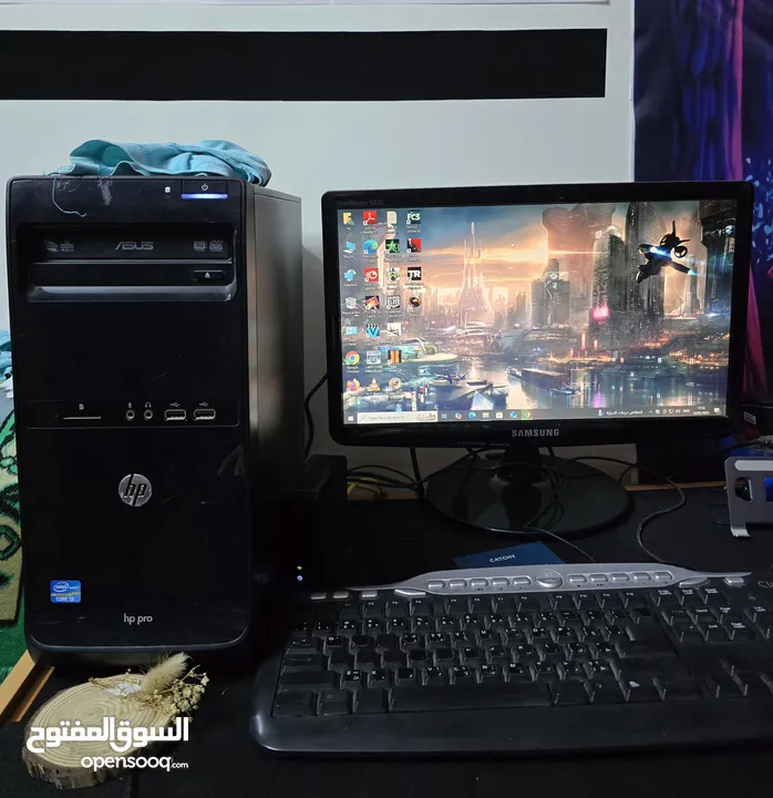 جهاز كمبيوتر (HP Core i3-3240) للبيع