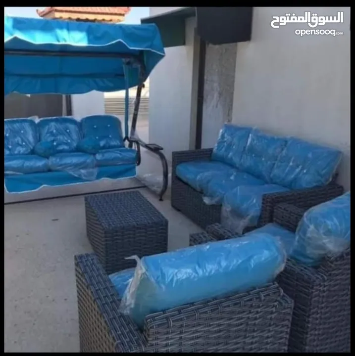 عروض على أطقم رتان الخماسي فقط 1115 شامل التوصيل داخل عمان والزرقاء