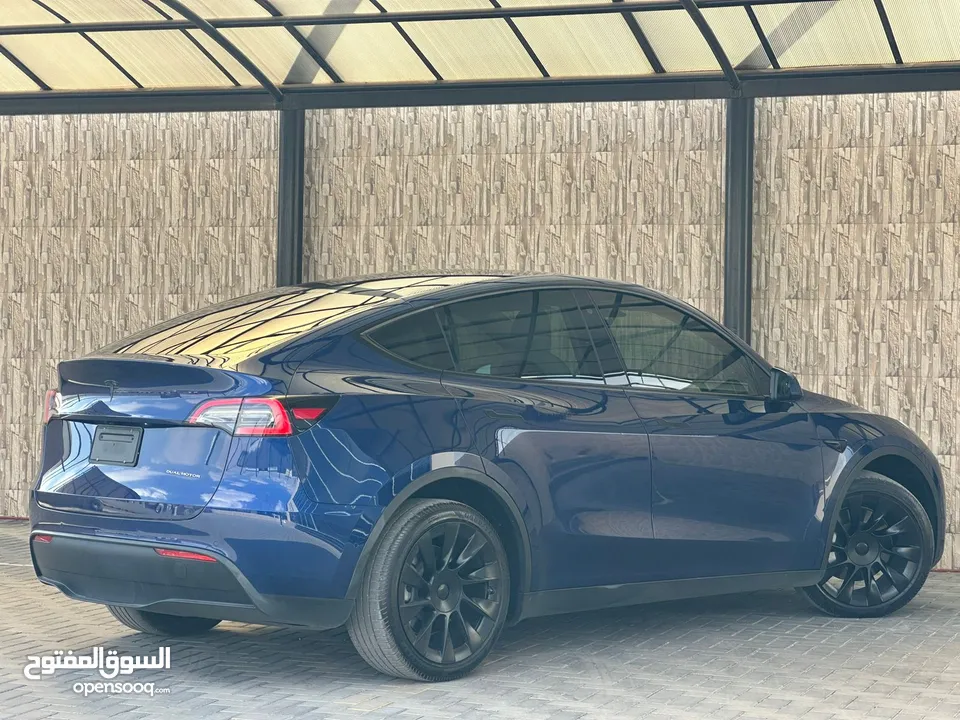 TESLA MODEL Y 2021 LONG RANGE تيسلا لونج رينج دول موتور فحص كامل بسعر مغرري