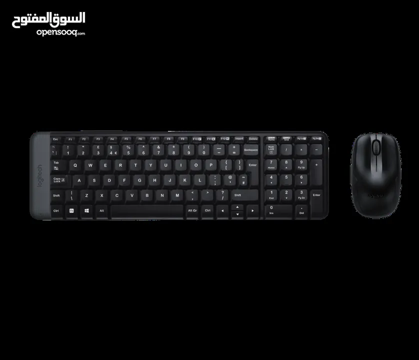 Logitech Wireless keyboard MK220 لوحة مفاتيح مع ماوس لاسلكية
