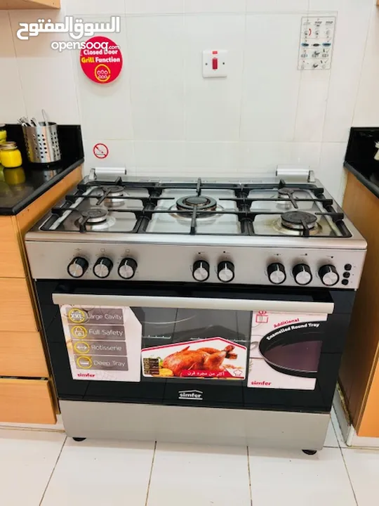 Simfer Cooking range with 5 burner, Oven and Grill (253306395