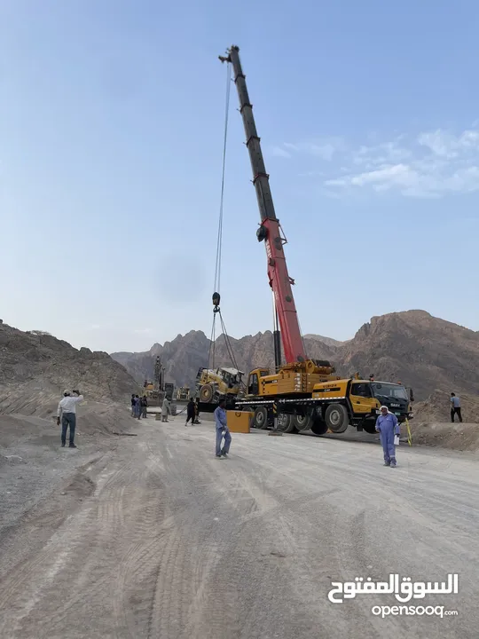 220-160-130-100-80-50-30ton PDO/OXY approved crane available on reasonable rent in muscat