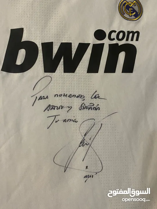 بلوزه مدريد موسم 2008-2009 موقعه من راؤول ولاعبين مدريد لون ابيض من اديدس