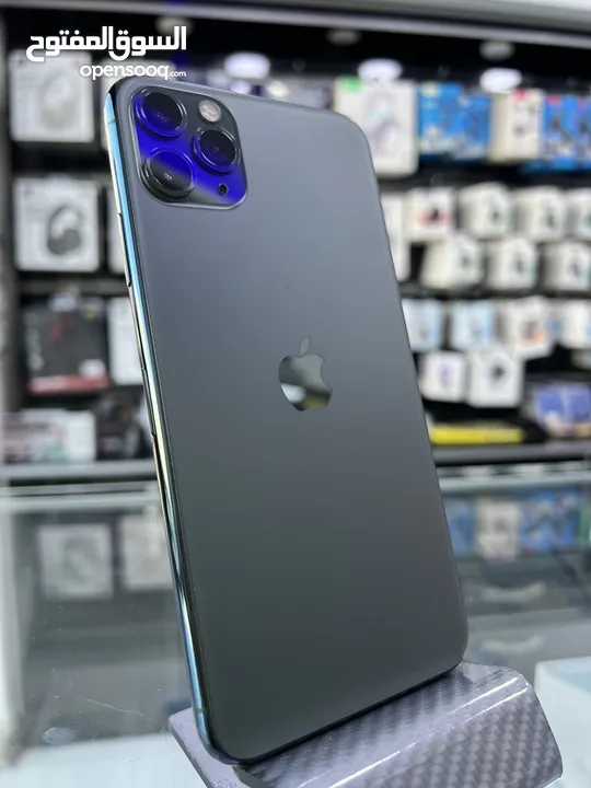 Used iPhone 11 Pro Max (256) GB  ايفون 11 برو ماكس مستعمل بحالة ممتازة  غير مفتوح او مبدل اي قطع ابد