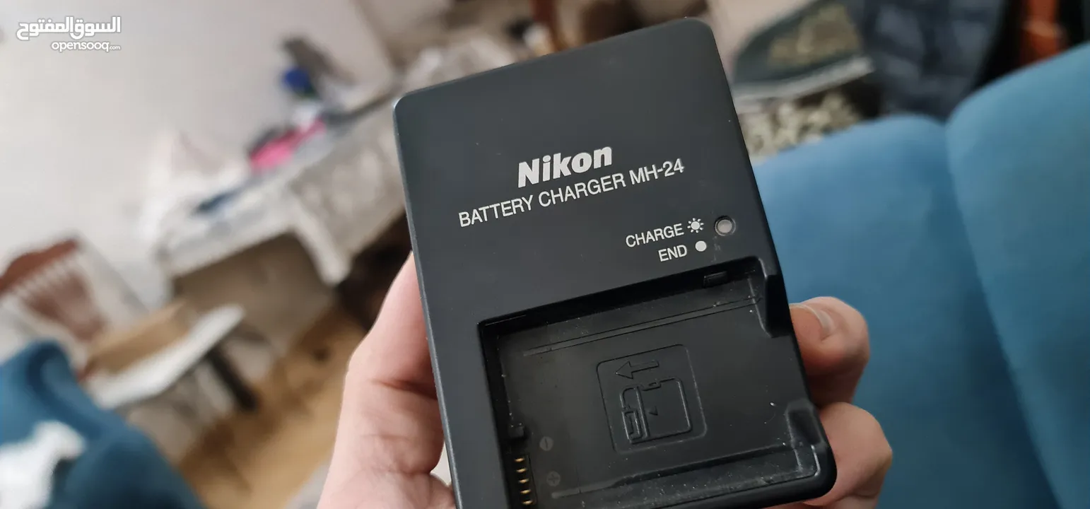 كاميرا نيكون D5200 كأنها جديده لم تستعمل عداد الشتر 7k + عدستين (18-55+55-200)