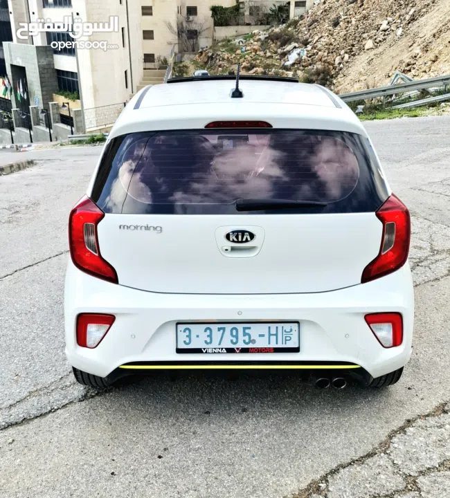 كيا مورنينج 2018 GT LINE فل  فتحة سقف