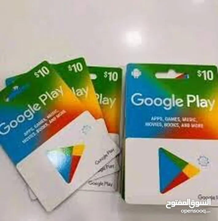 بطاقات Google Play اسعار حرق