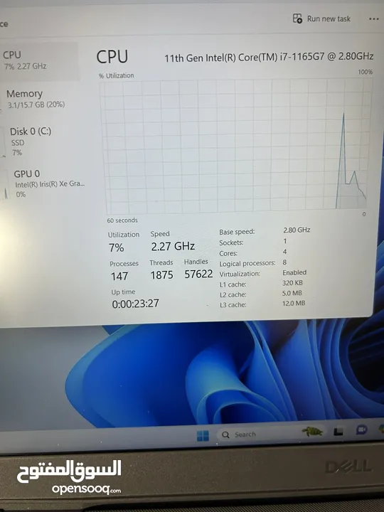 اجهزة لابتوب Dell كلهم جيل حادي عشر i7/i5 للبيع بسعر حرررق