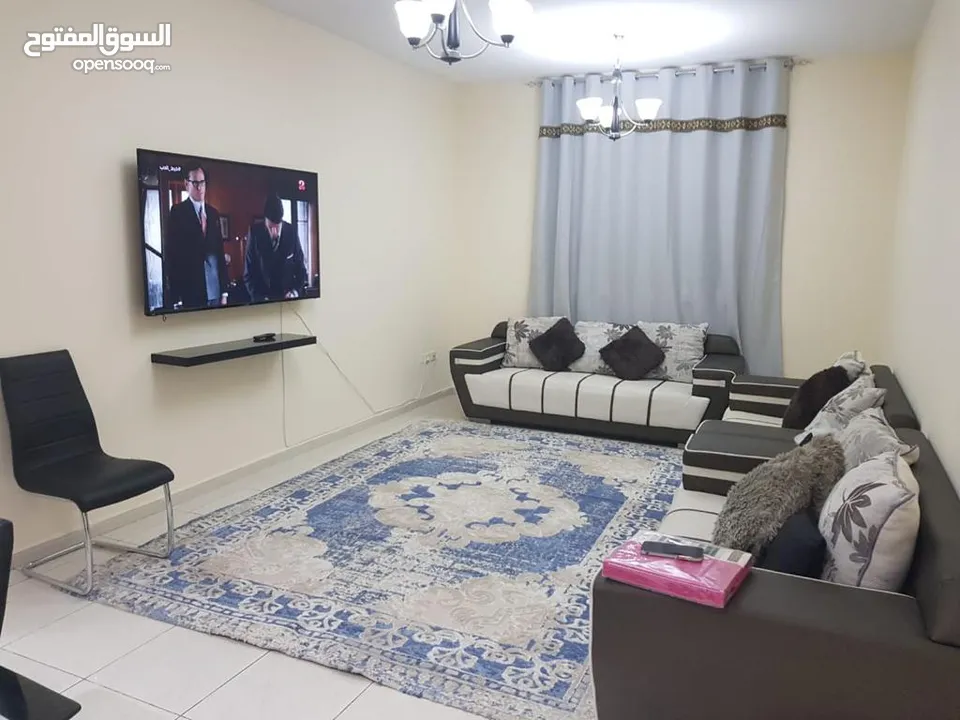 غرفه وصاله مفروش للايجار الشهري بالتعاون فرش سوبر ديلوكس