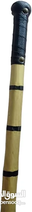 عصا فنوه زفة رقص العريس و ايضا الدفاع عن النفس و الامان طول 90 سم خشب صلد غير قابل للكسر نهائيا