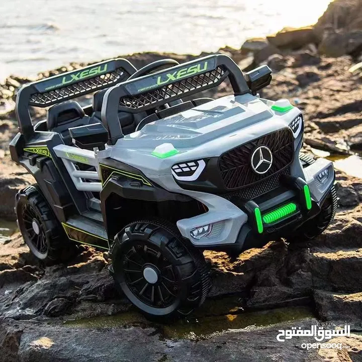 الآن من island toys سيارة الأطفال الكهربائية المميزة  من مرسيدس - شبيهة بسيارة Mercedes Benz G63