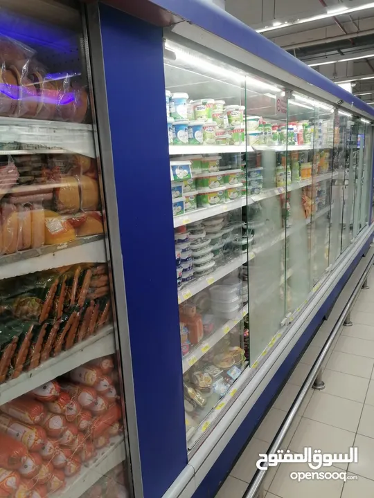 ثلاجات دلي عابدين زجاج مستقيم  وزجاج محني +ثلاجات عرض مفتوح ومغلق