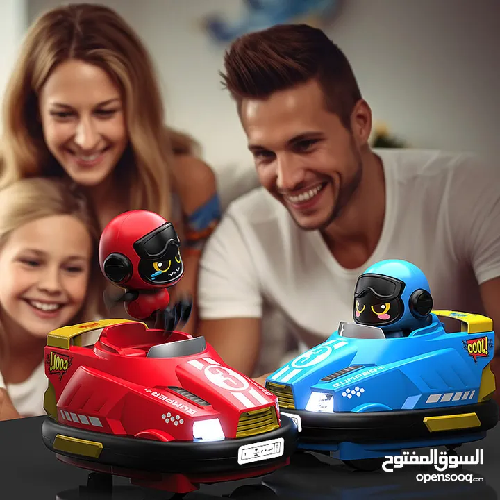 لعبه سيارات التصادم لعبه تصادم السيارات  اللعبه بيجى معاها 2 عربيه و 2 جهاز تحكم  بتشتغل ب بطاريات