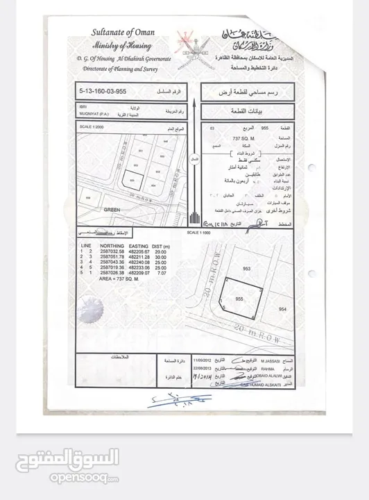 قطعة أرض للبيع سكنيه مقنيات