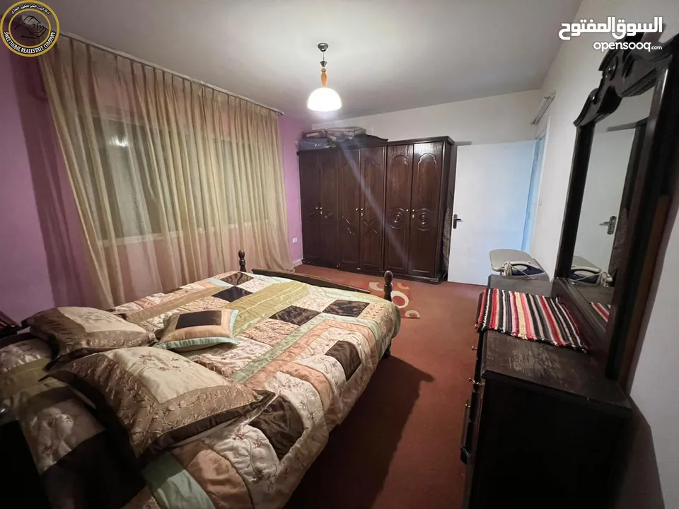 شقة استثمارية مفروشة للبيع في الدوار السابع قرب كوزمو طابق ثاني 121م بسعر مغري