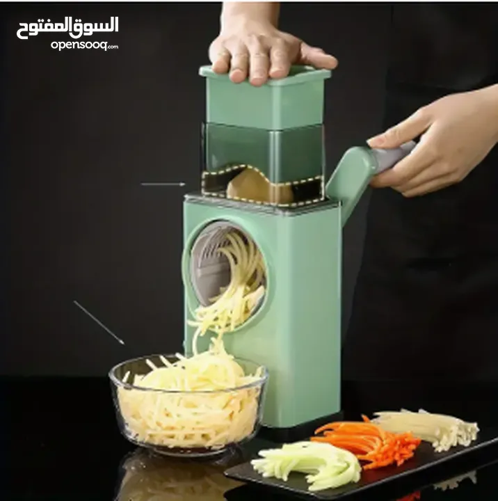 Multi Function Vegetable Cutter / Slicer with Stainless Steel Panel