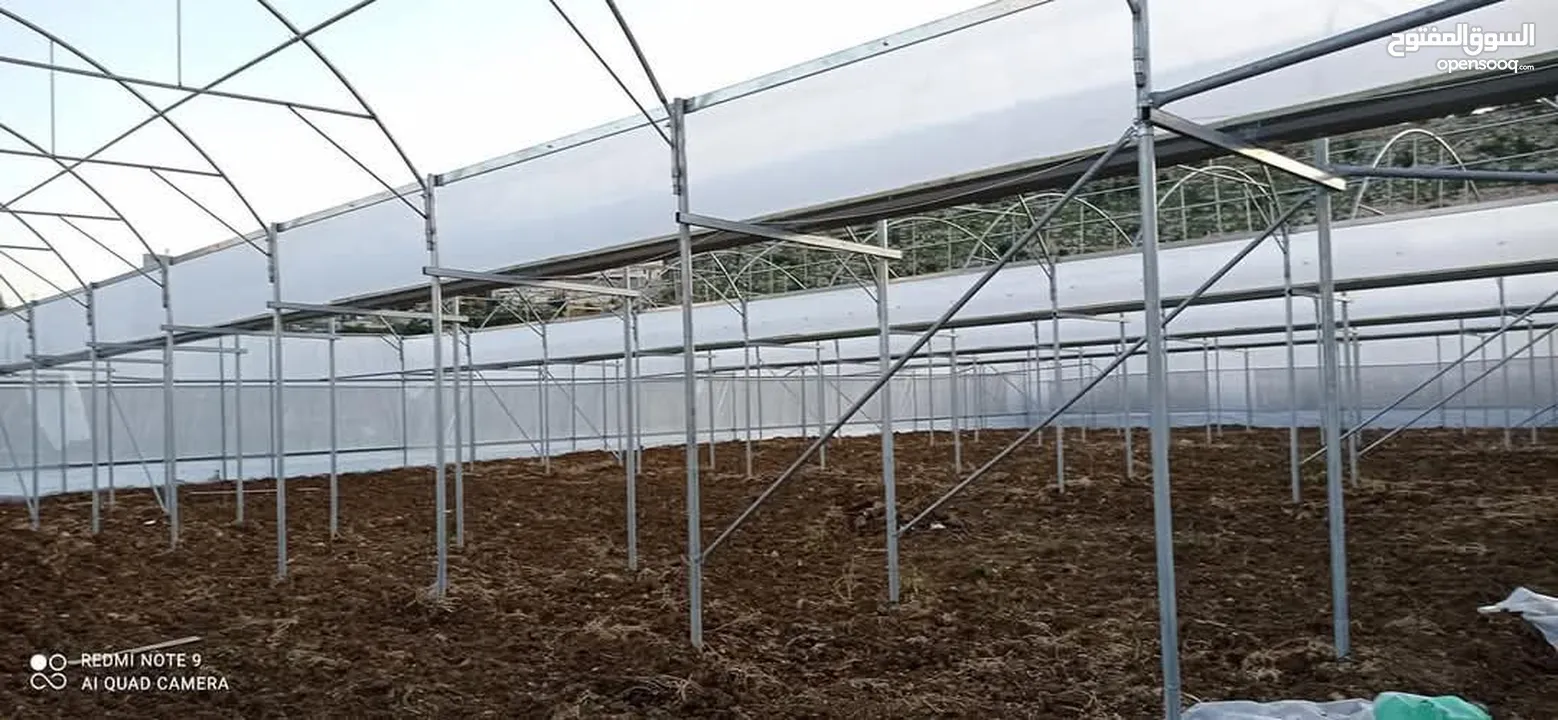 تركيب بيوت بلاستيكية  حمموت  زراعية على النمط الحديث   ،  جزء من الاعمال التي نقدمها للمزارعين لاستم