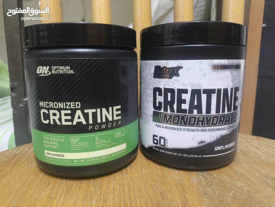 كرياتين مونوهايدرات ماركه عالميه وزن الماده 300غرام صافي  بدون نكهات تاريخ طويل الامد