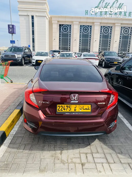 Well maintained 2018 civic for sale