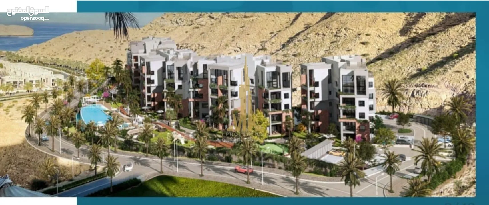 Studio apartment for sale in Muscat bay/ Freehold/ Lifetime residency