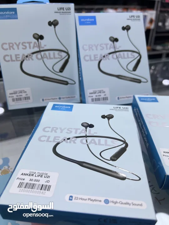 Anker U2i Wireless HeadPhones سماعات أذن لاسلكية من انكر الاصلية  توصيل متوفر داخل عمان و للمحافظات