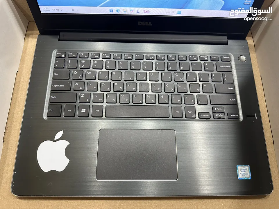 لابتوب dell i5 بودي معدني كيبورد مضيء سعرر حررق