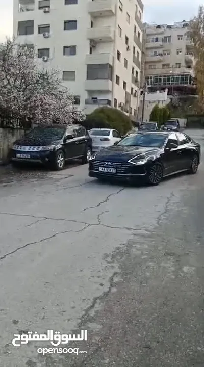 هيونداي سوناتا 2022 لون اسود ملوكي فحص كامل جمرك حديث كاش واقساط وارد كوري