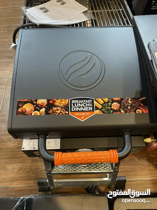 BLACKSTONE Go 17” Griddle with Hood * بلاكستون جو 17 بوصة: الشواء في أي مكان!*