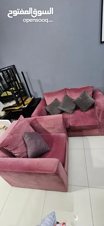 Sofa 2 seats + 2 separate for sale