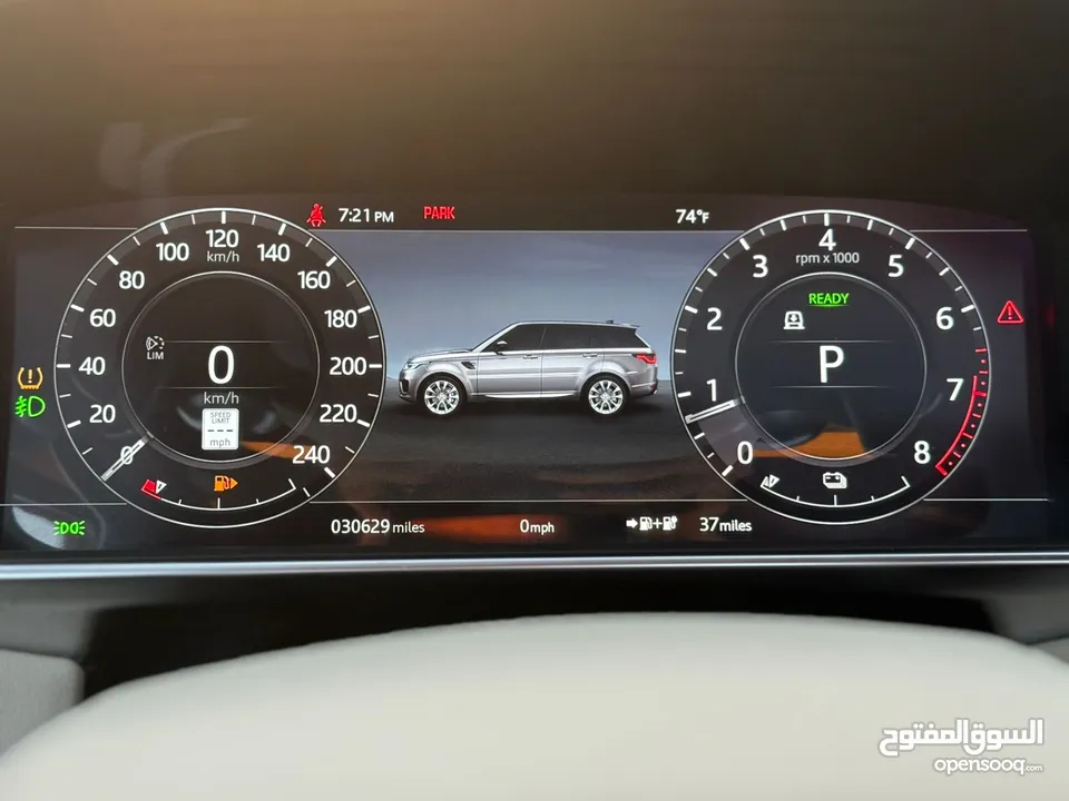 2021 Range Rover Sport Dynamic Black Edition ... وارد امريكي كلين كارفاكس فحص كامل ... دهان شركه