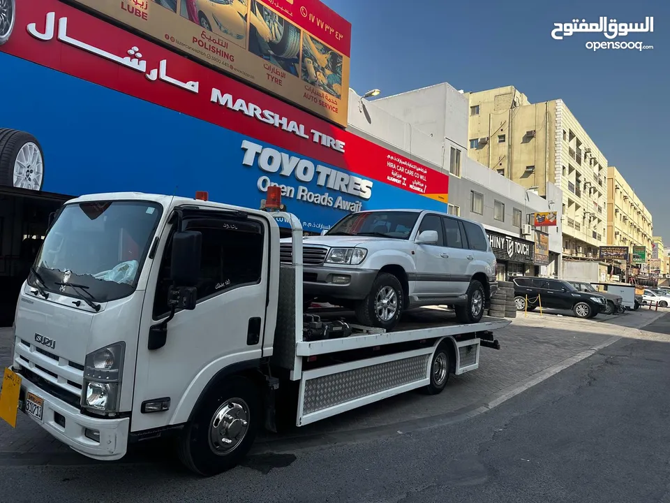 Bahrain TOWING 24 Hours  سطحة البحرين نقل داخلي و خارجي  One Call Away - We Reach You Anywhere