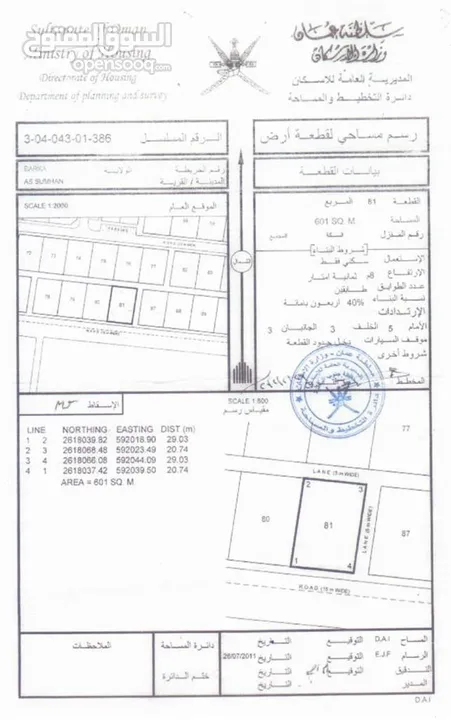 فيلا للبيع في بركاء في الصومحان الشمالية