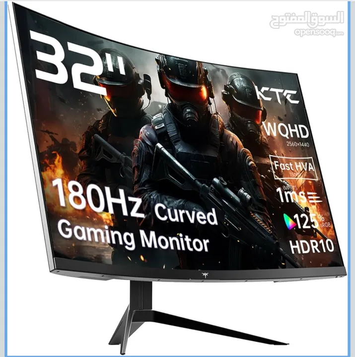 شاشة curve 32 inch KTC