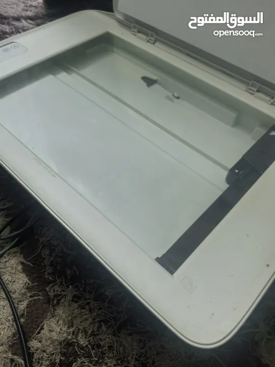 طابعة hp معها حبر اسود للبيع