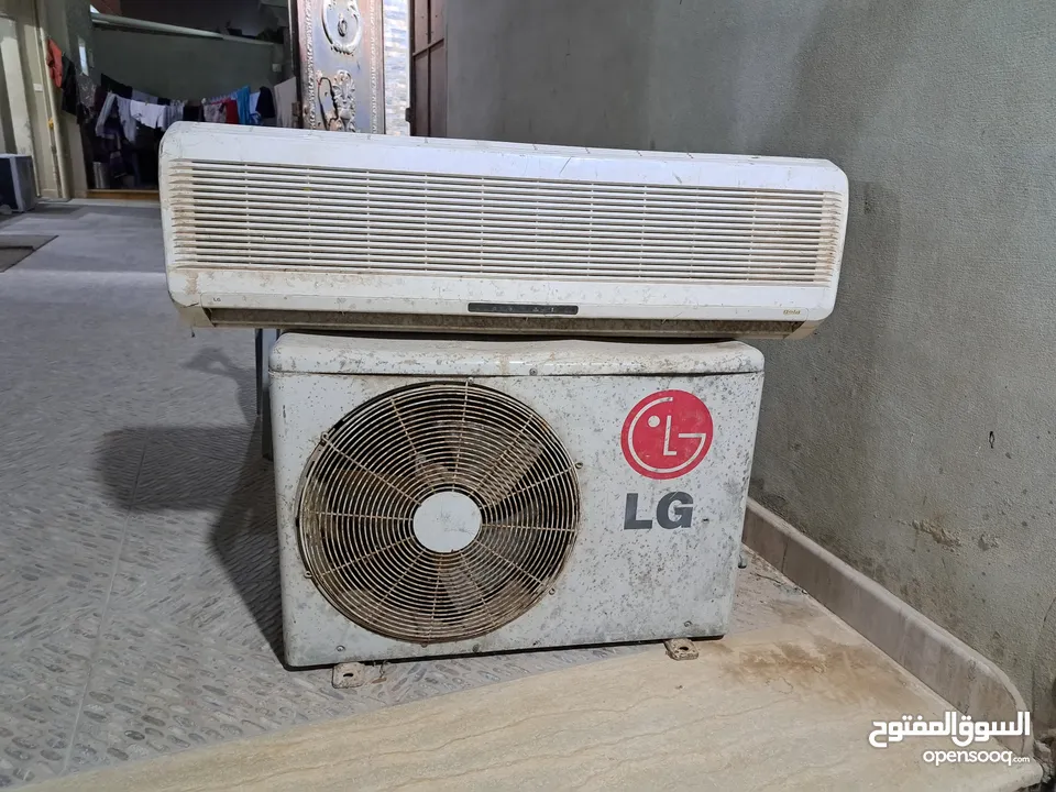 مكيف  18 LG شغال مستعمل بدون توبوات