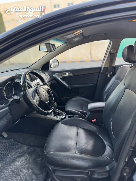 كيا فورتي للبيع بحالة ممتازه  Kia Forte 2013 لون اسود فحص كامل