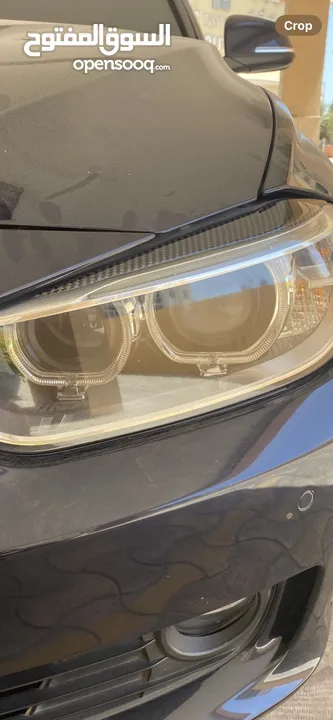 BMW carbon fiber headlight trim