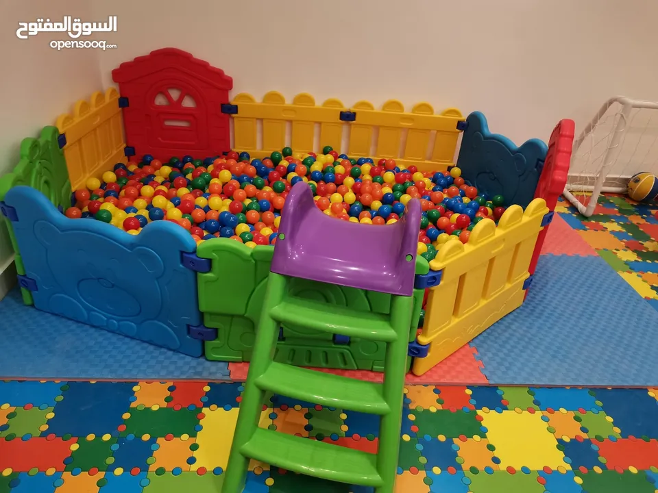 بركة طابات مترين في مترين مع 2000 طابة