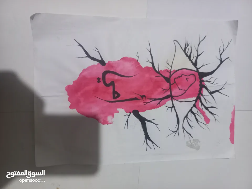 رسمات على ورق A4