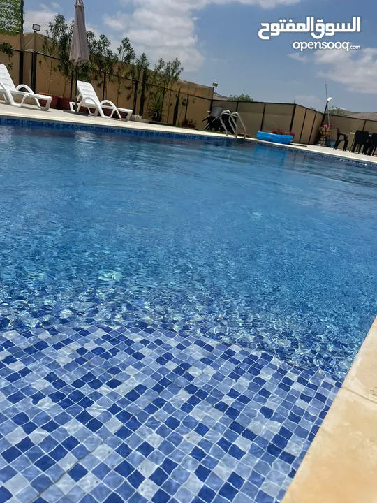فيلا و مزرعة العلا للعائلات في ماحص  خصوصية تامة و مسبح خاص للايجار