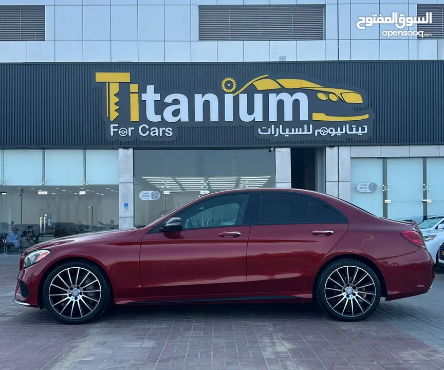 مرسيدس C300 بانوراما 2016 مع ضمان 3 سنوات