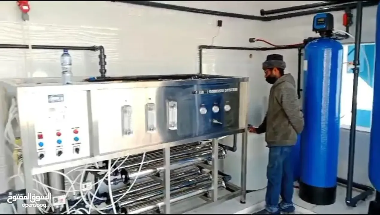بلوتو لتجاره وتجهيز محطات تحليه المياه ومصنع كاسات الماء تعبئة وتغليف بكل انحاء المملكة