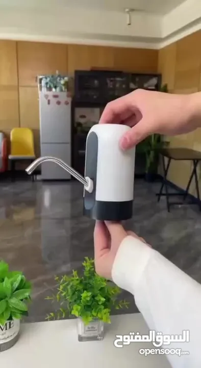 مضخة قارورة المياه تعمل بالشحن usb عملية وسهل التركيب و الإستخدام مناسب لمجموعة متنوعة
