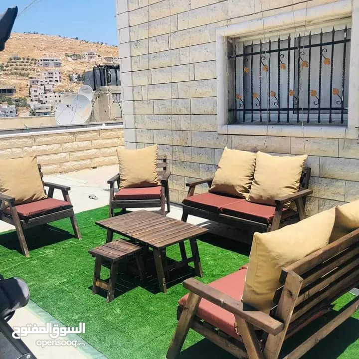 مجلس خارجي خشب سويد نخب اول